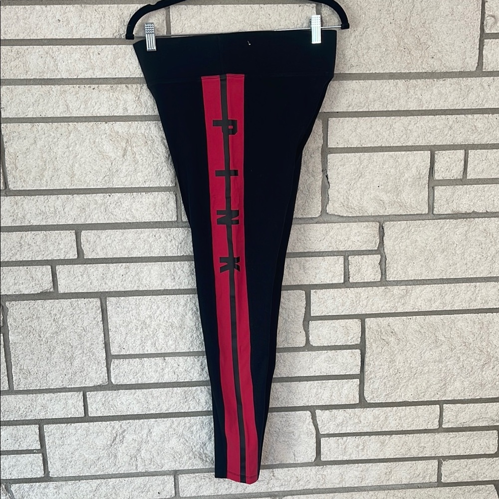 PINK Black and Red Leggings - Picture 3 of 3